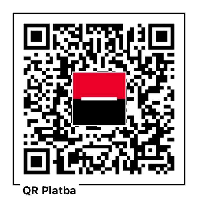 QR kód pro platbu 10 vstupů